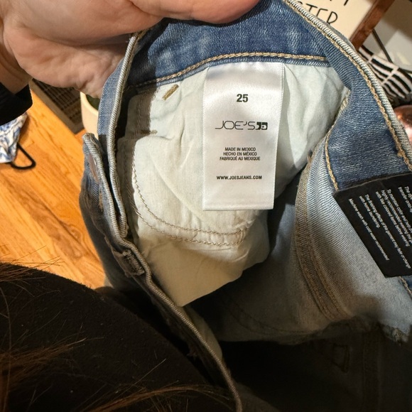 Joe's Jeans Blue Straight Leg cropped Classic Denim size 25 - Picture 7 of 9